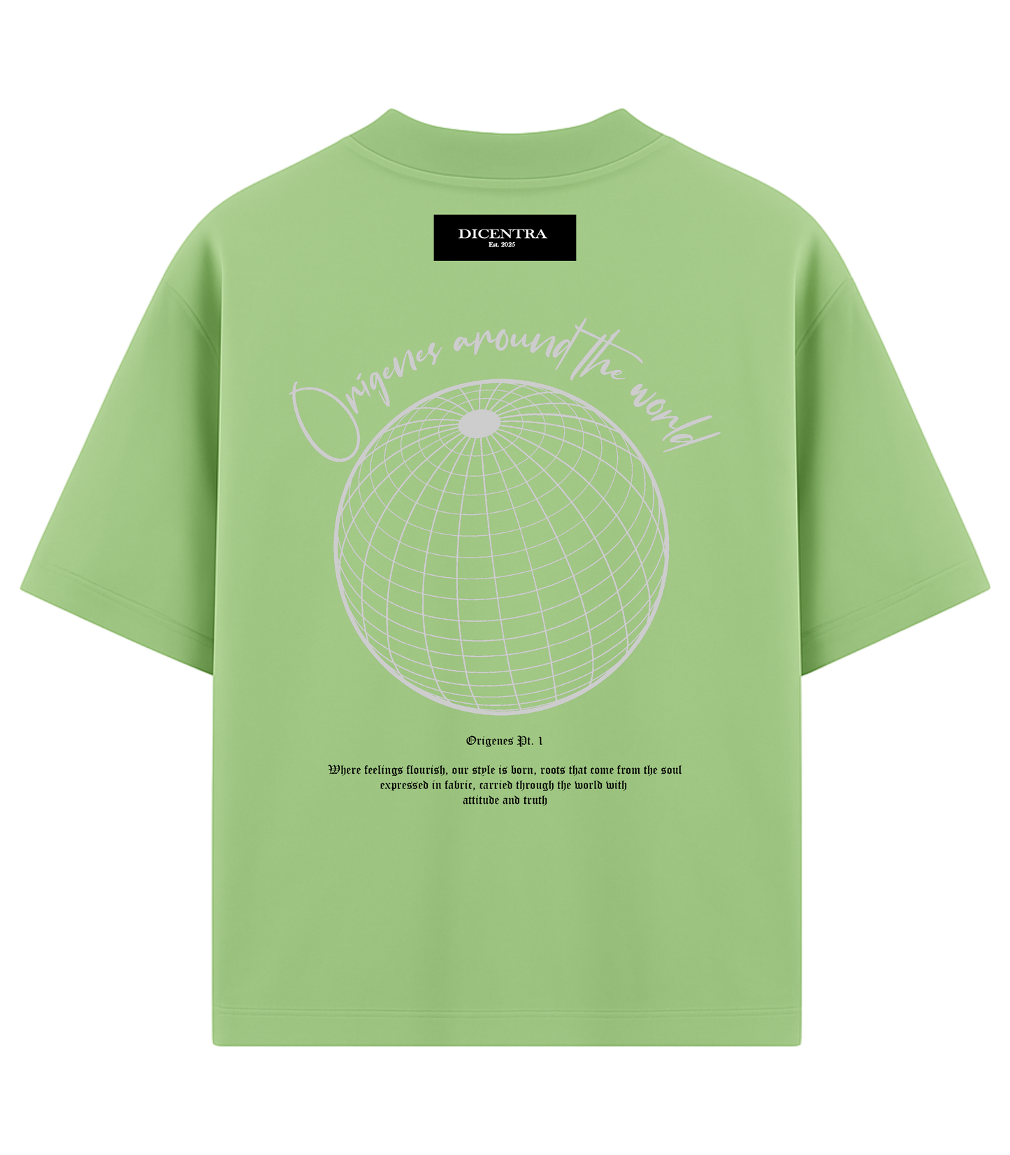 T-Shirt Pistacho Origenes Around The World