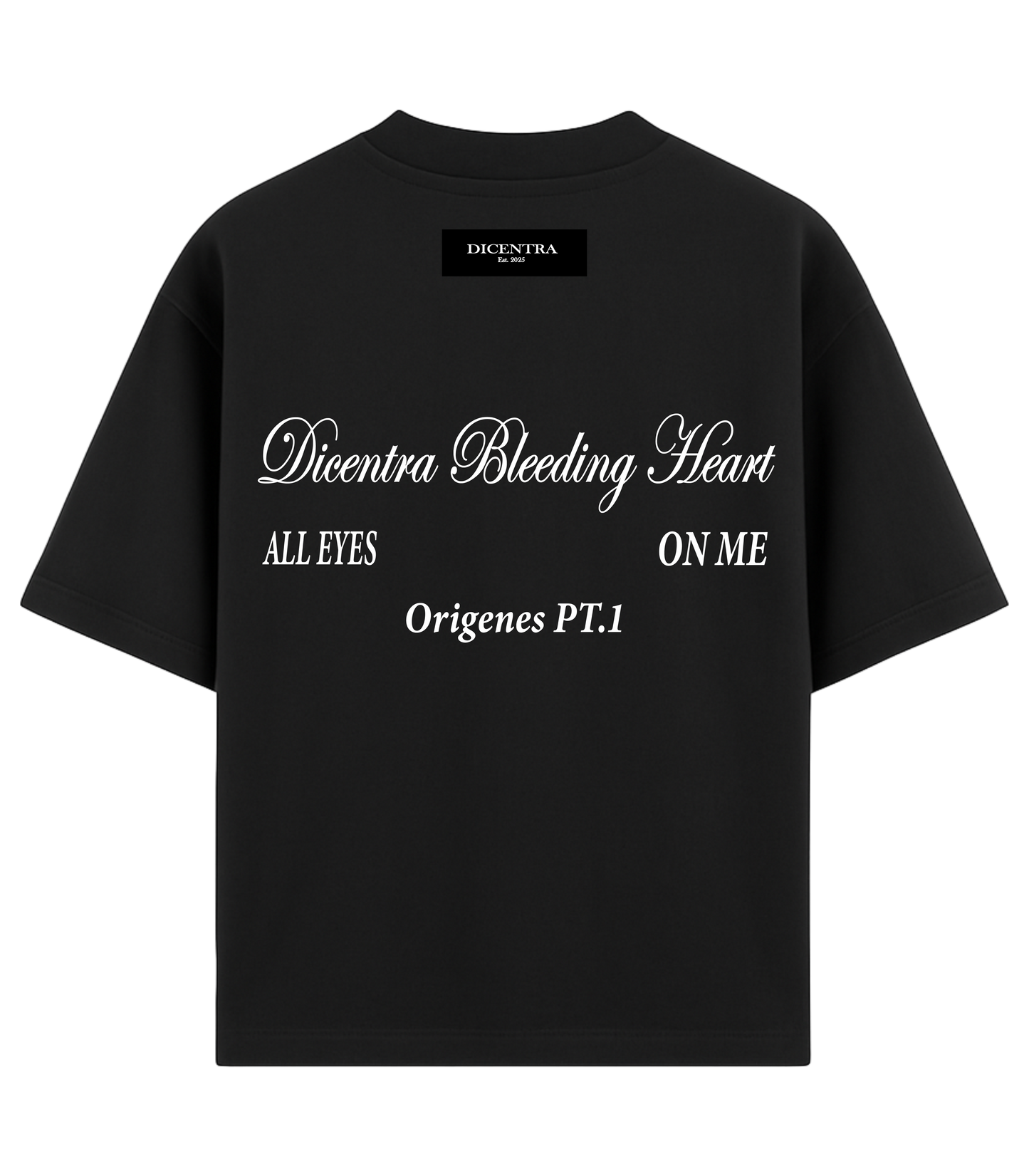 T-Shirt Black Origenes Flower