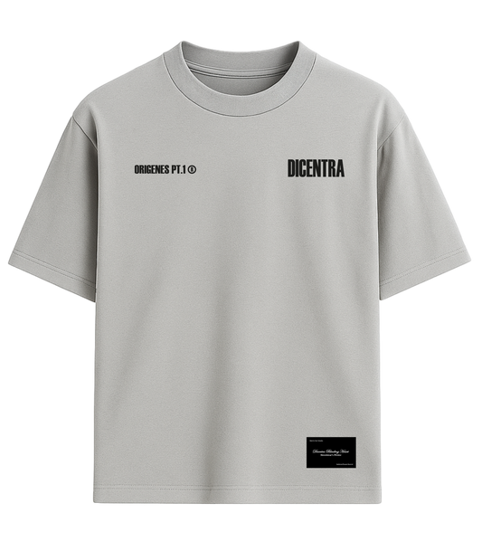 T-Shirt Grey Origenes Letters
