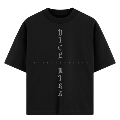 T-shirt Black Angel Bleeding Heart